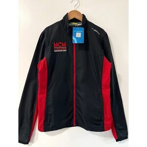 Brooks MCM Marine Corps Marathon‎ 2017 Official Race Jacket Black Red Women's M